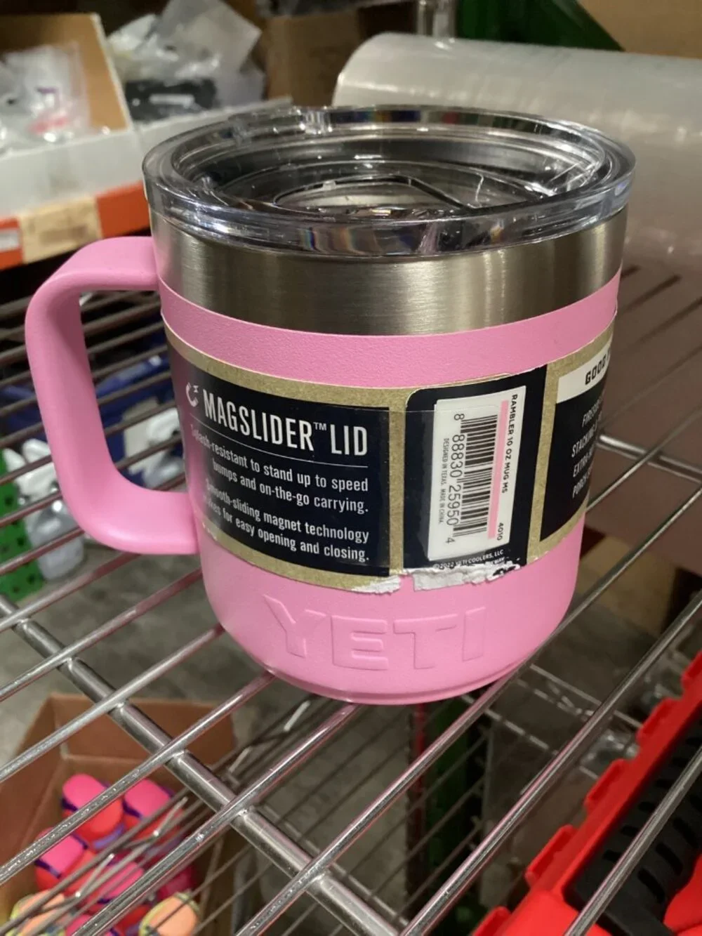 Stackable Mug, Vacuum Insulated, Stainless Steel with MagSlider Lid, Power Pink
